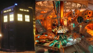 Exterior e Interior da TARDIS -Autor_Vincent Macaluso - Flickr - Atribuição - [[File:Tardis in Snow.jpg|The Tardis from Doctor Who in snow on the set of The Church on Ruby Road]] - O Conceito da Engenharia Dimensional de Gallifrey Aplicada à TARDIS